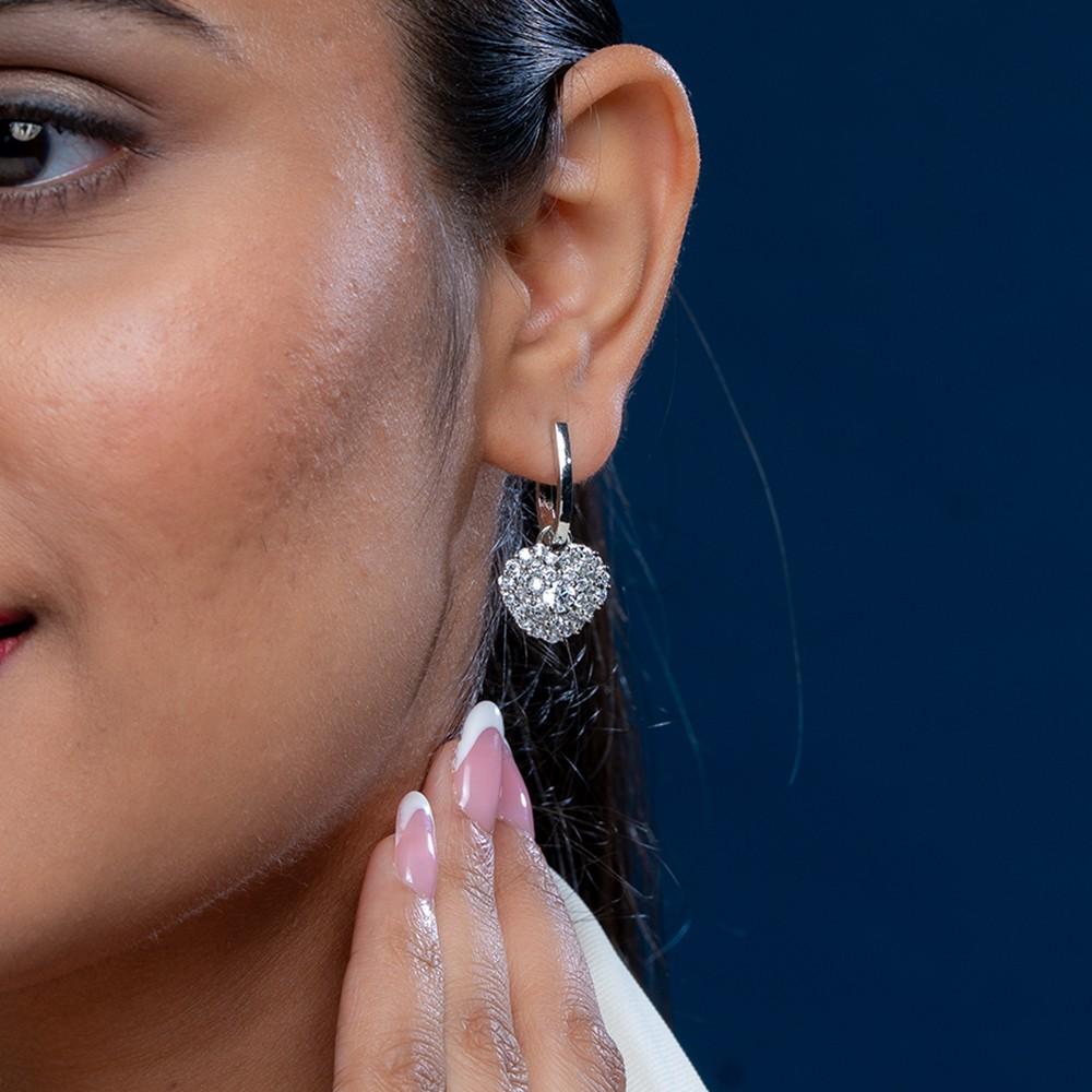 Reegalia Aurora Sparkle Drop Earrings – 925 Silver.