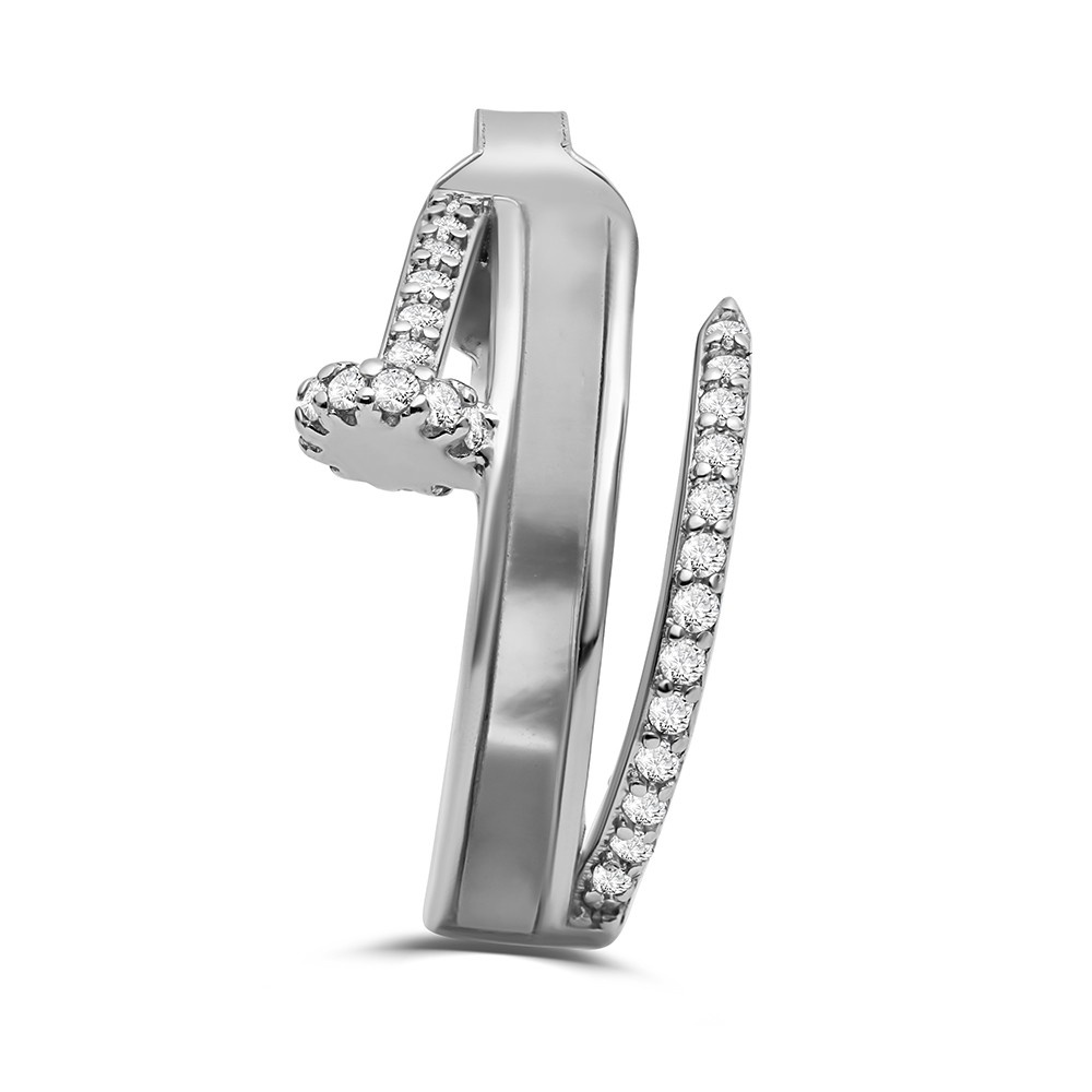 Reegalia Classic Curve Huggie Hoops in 925 Silver.